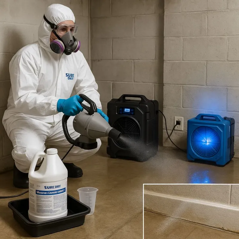 Sanitization and Odor Removal process in Farr West, UT